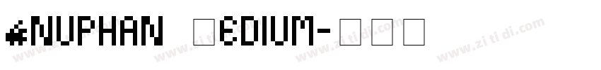 Anuphan Medium字体转换